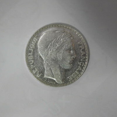 10 Francs Turin. ARGENT 680°/°°  - 1939 - TTB - Poids 10 Grammes – Image 7