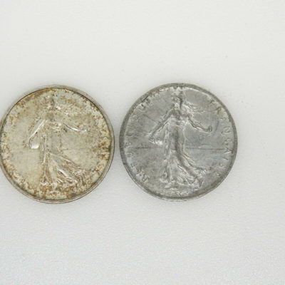 5 FR ARGENT 1960 - Semeuse - Fausse monnaie d'époque - Vraie fausse pièce – Image 4