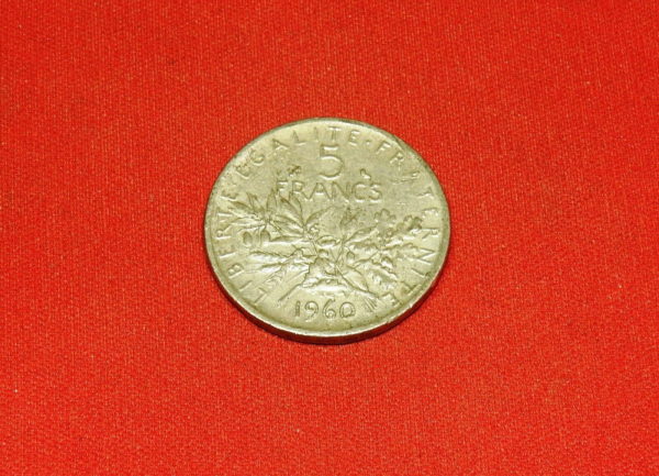 5-FR-ARGENT-1960-Semeuse-Fausse-monnaie-depoque-Vraie-fausse-piece-274170017379-5