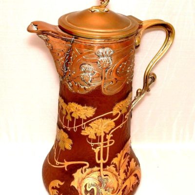 Aiguière 1900. VICTOR SAGLIER. Daum. Pate de verre. Art nouveau. Modern style – Image 10