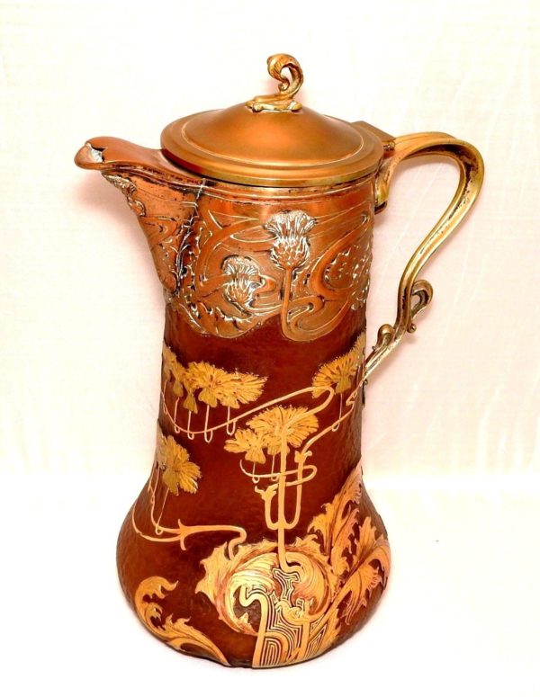 Aiguière 1900. VICTOR SAGLIER. Daum. Pate de verre. Art nouveau. Modern style – Image 10