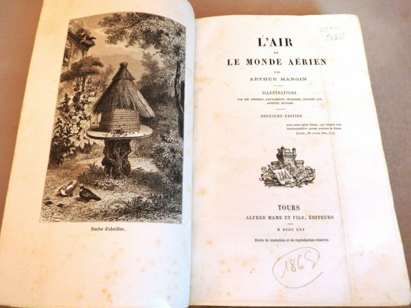 LAIR-ET-LE-MONDE-AERIEN-Arthur-MANGIN-1865-Tours-Mame-3-Tranches-Dorees-274597210949-2