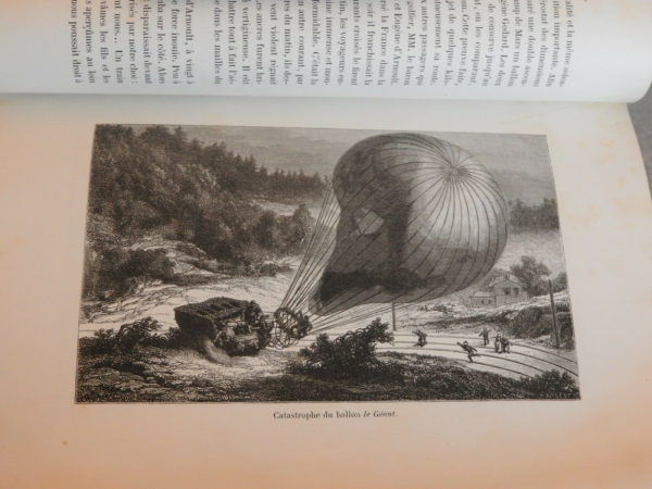 L'AIR ET LE MONDE AERIEN. Arthur MANGIN. 1865. Tours. Mame. 3 Tranches Dorées – Image 5