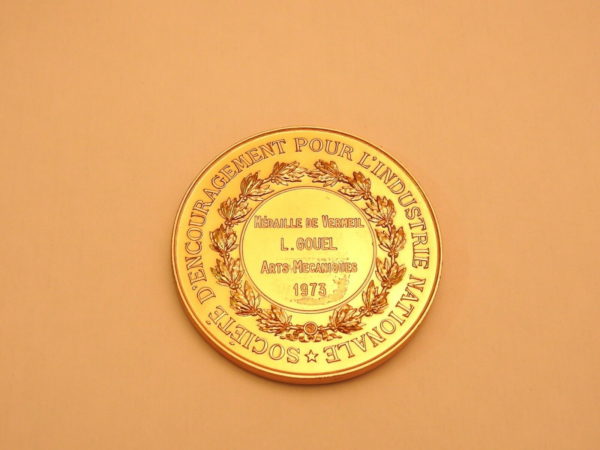 Medaille-BRONZE-687gr-Medaille-de-Vermeil-des-ARTS-MECANIQUE-1973-Gr-TIOLIER-273917350209-4