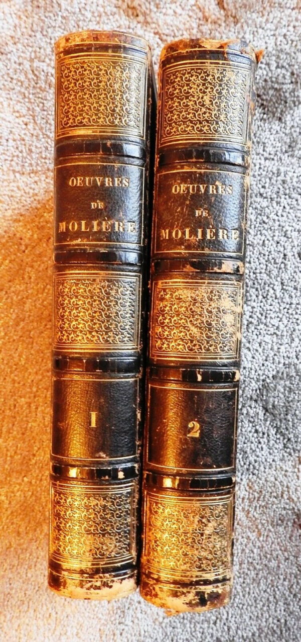 OEUVRES-COMPLETES-DE-MOLIERE-La-vie-de-Moliere-par-VOLTAIRE-1854-1582-Pages-274595010479