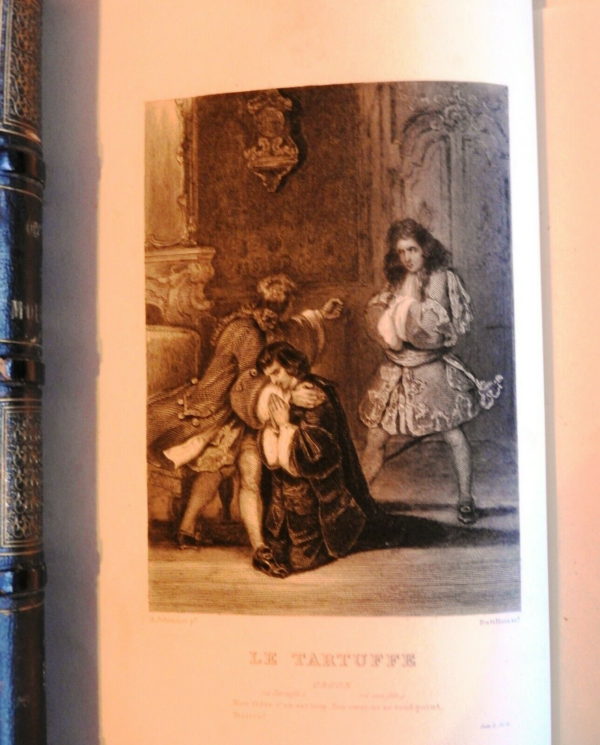 OEUVRES-COMPLETES-DE-MOLIERE-La-vie-de-Moliere-par-VOLTAIRE-1854-1582-Pages-274595010479-7