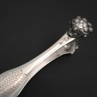 Pince à sucre. Argent Massif. 56gr. Poinçon MINERVE. Argenterie. Art de la table – Image 7