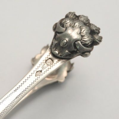 Pince à sucre. Argent Massif. 56gr. Poinçon MINERVE. Argenterie. Art de la table – Image 10